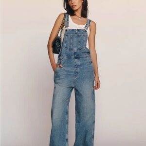 Women's Blue Denim Overalls